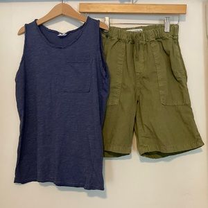 Zara boys tank and short set
